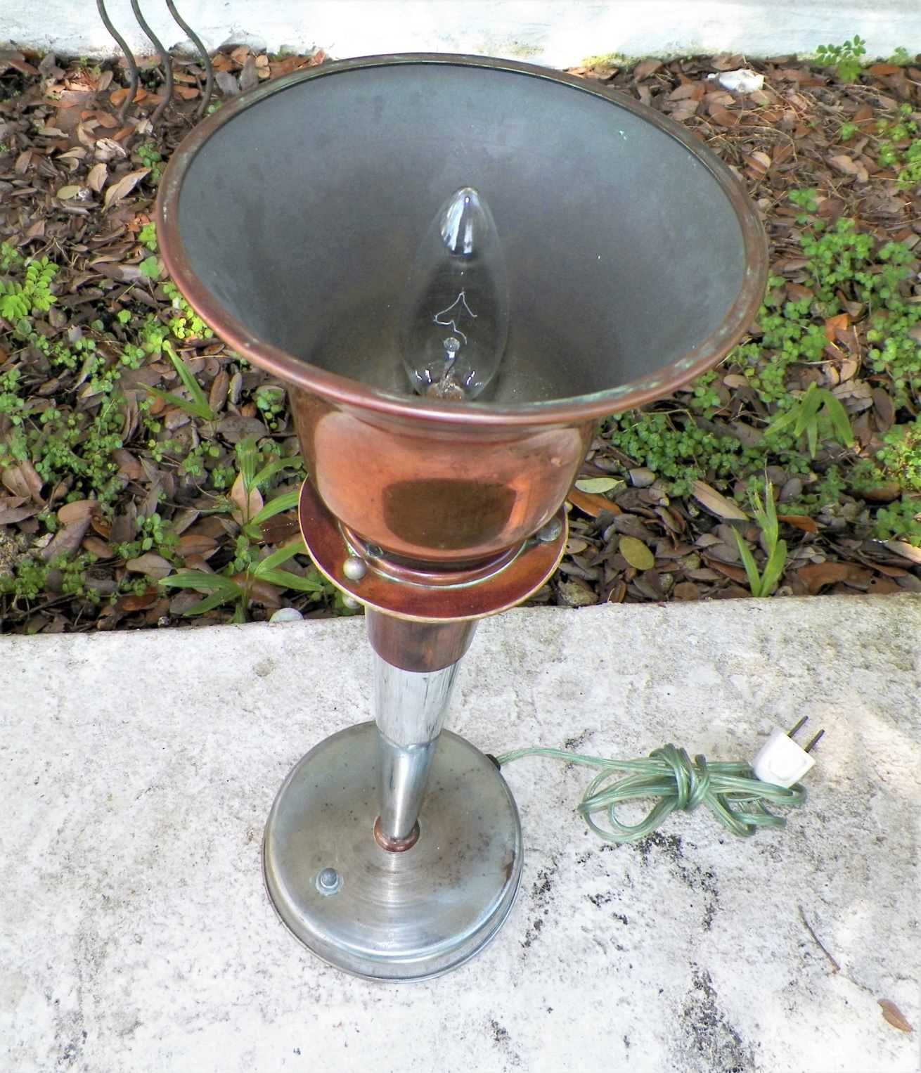 FURNITURE LAMP BRASS COPPER TORCH LAMP 4A r.JPG