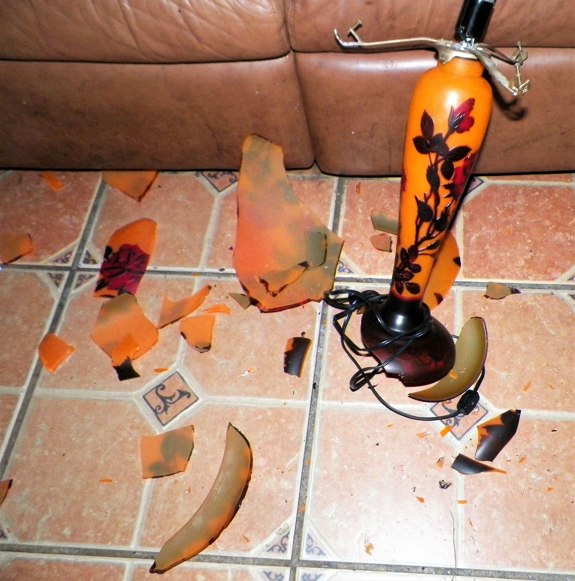 FURNITURE LAMP GLASS ROSES GALLE 9cAA.JPG