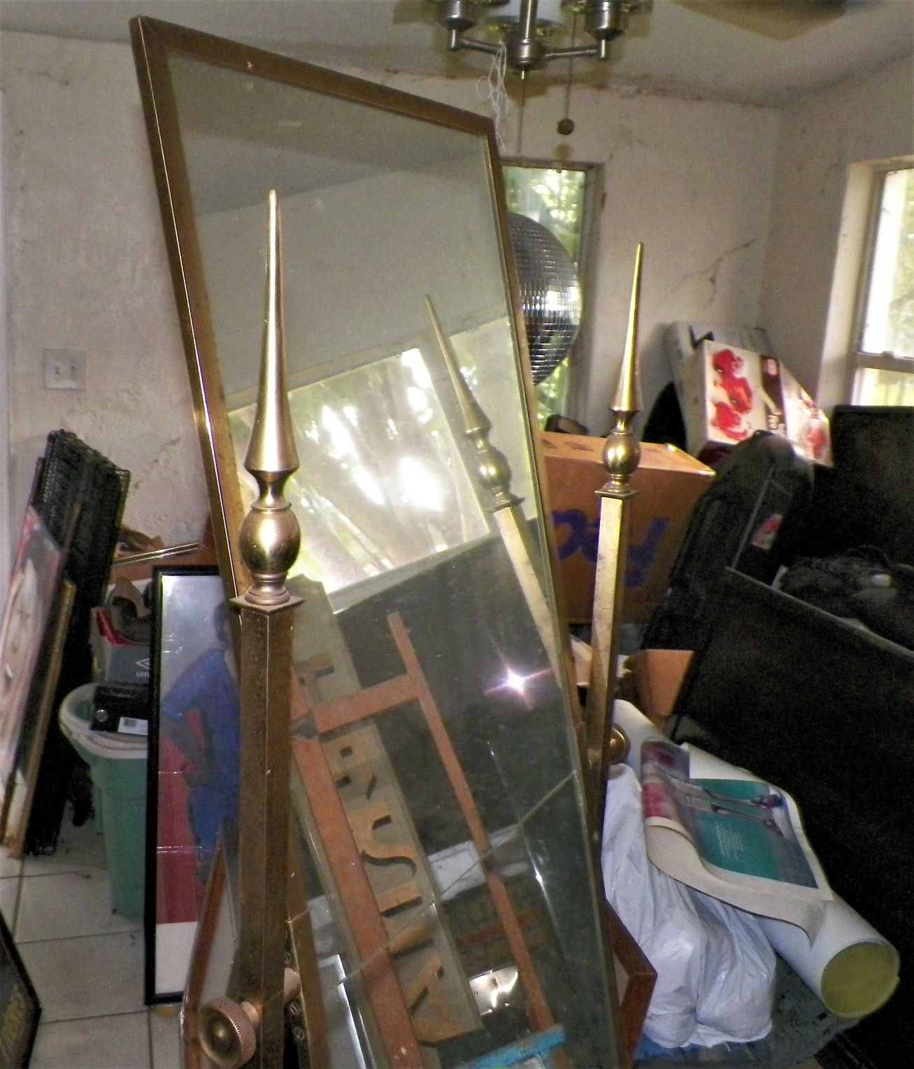 ANY INFO ON TALL, ANTIQUE, BRASS FULL LENGTH MIRROR? Antiques Board