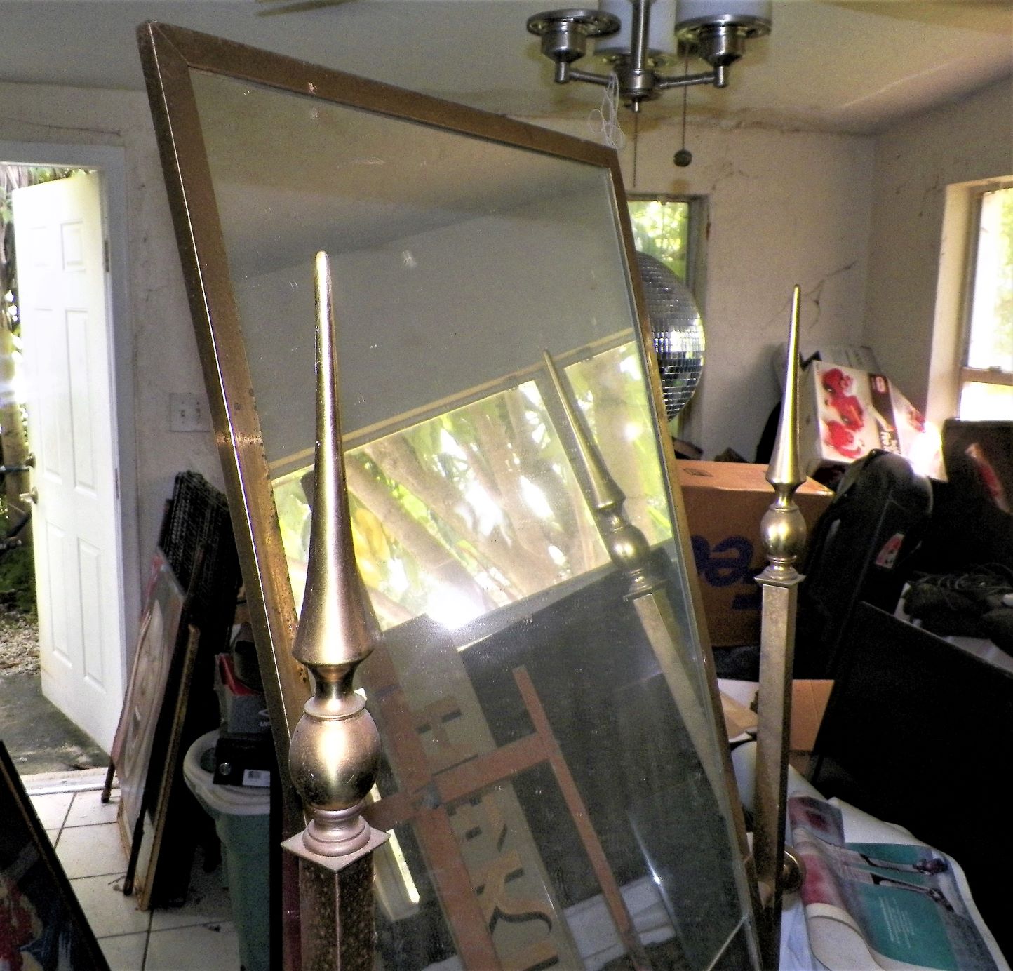 FURNITURE MIRROR BRASS FULL LENGTH MOM 2BAA.JPG