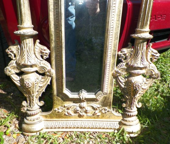 FURNITURE MIRROR TALL ORNATE THAI ORIENTAL 1DAA.JPG