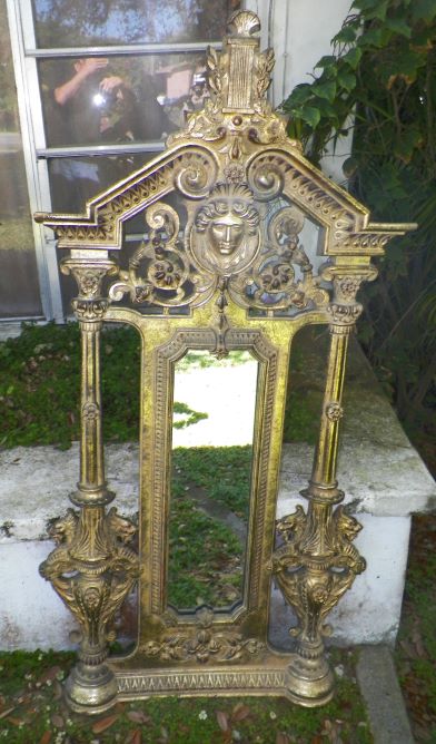 FURNITURE MIRROR TALL ORNATE THAI ORIENTAL 2AA.JPG