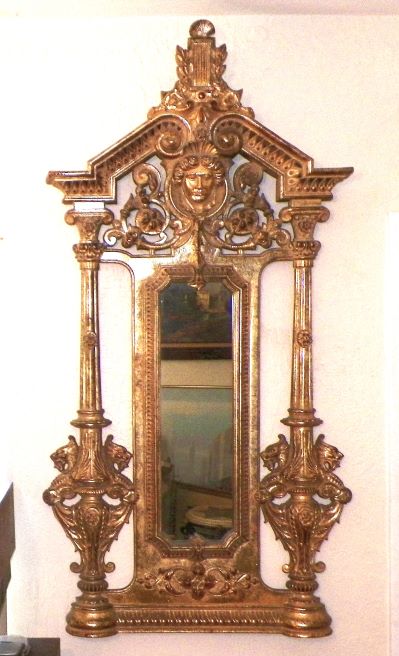 FURNITURE MIRROR TALL ORNATE THAI ORIENTAL 4AA.JPG