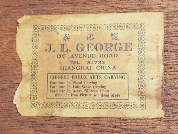 FURNITURE TABLE J L GEORGE CHINESE TEA TABLE 8AAA.JPG