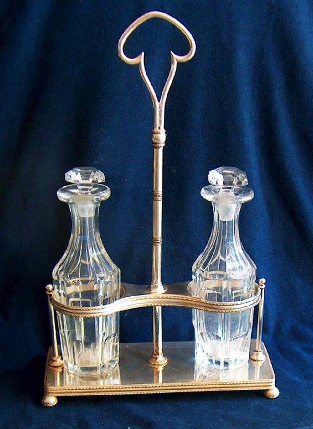 Tiffany studios double cruet holder Antiques Board