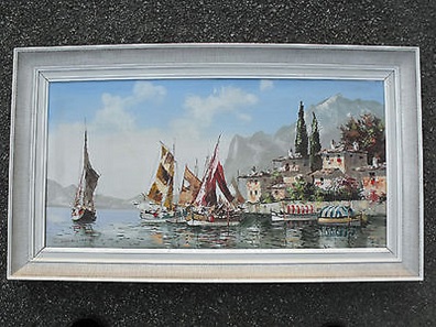 Henry Housier sailboats on lake.JPG