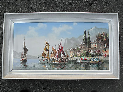 Henry Housier sailboats on lake.JPG