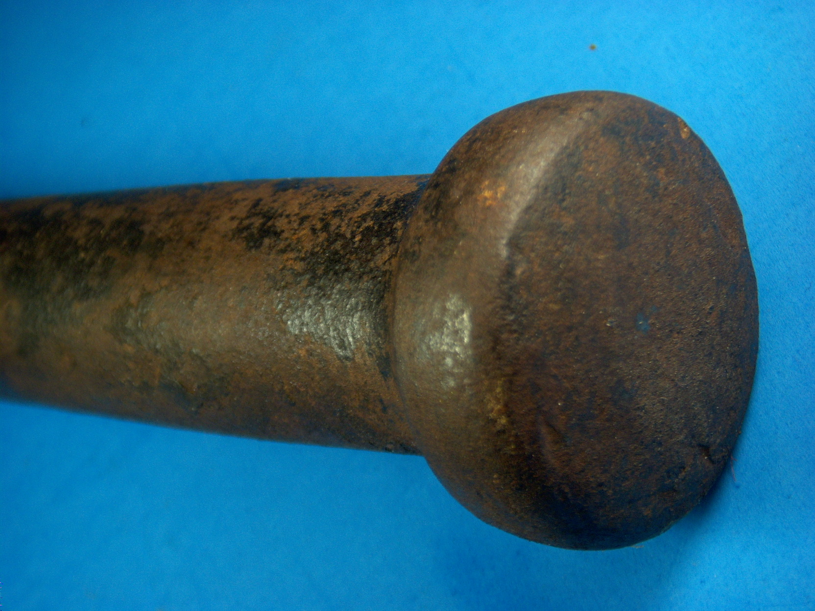 Old long Iron Rod or Pin Antiques Board