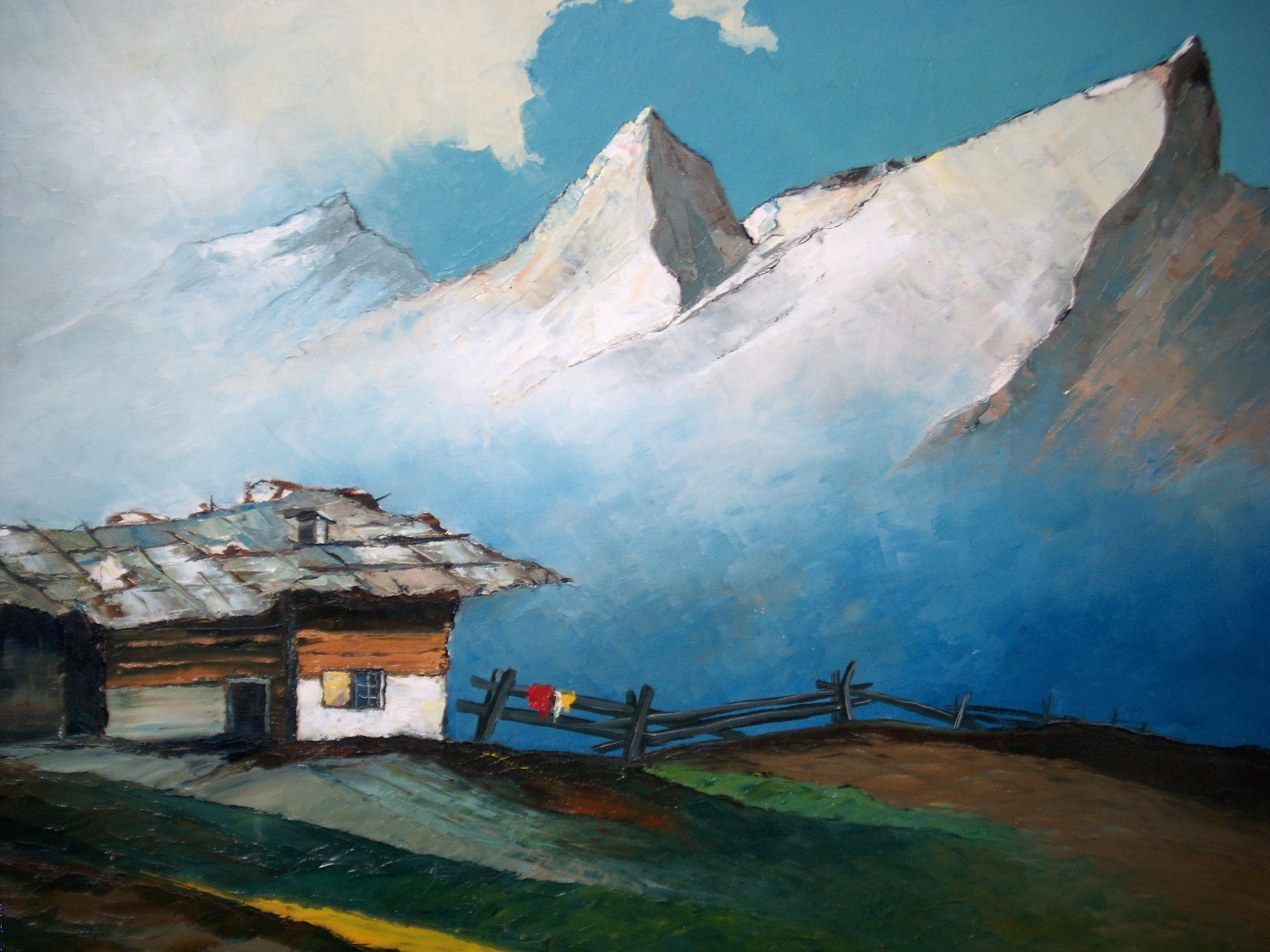 Name of Artist on Painting Antiques Board