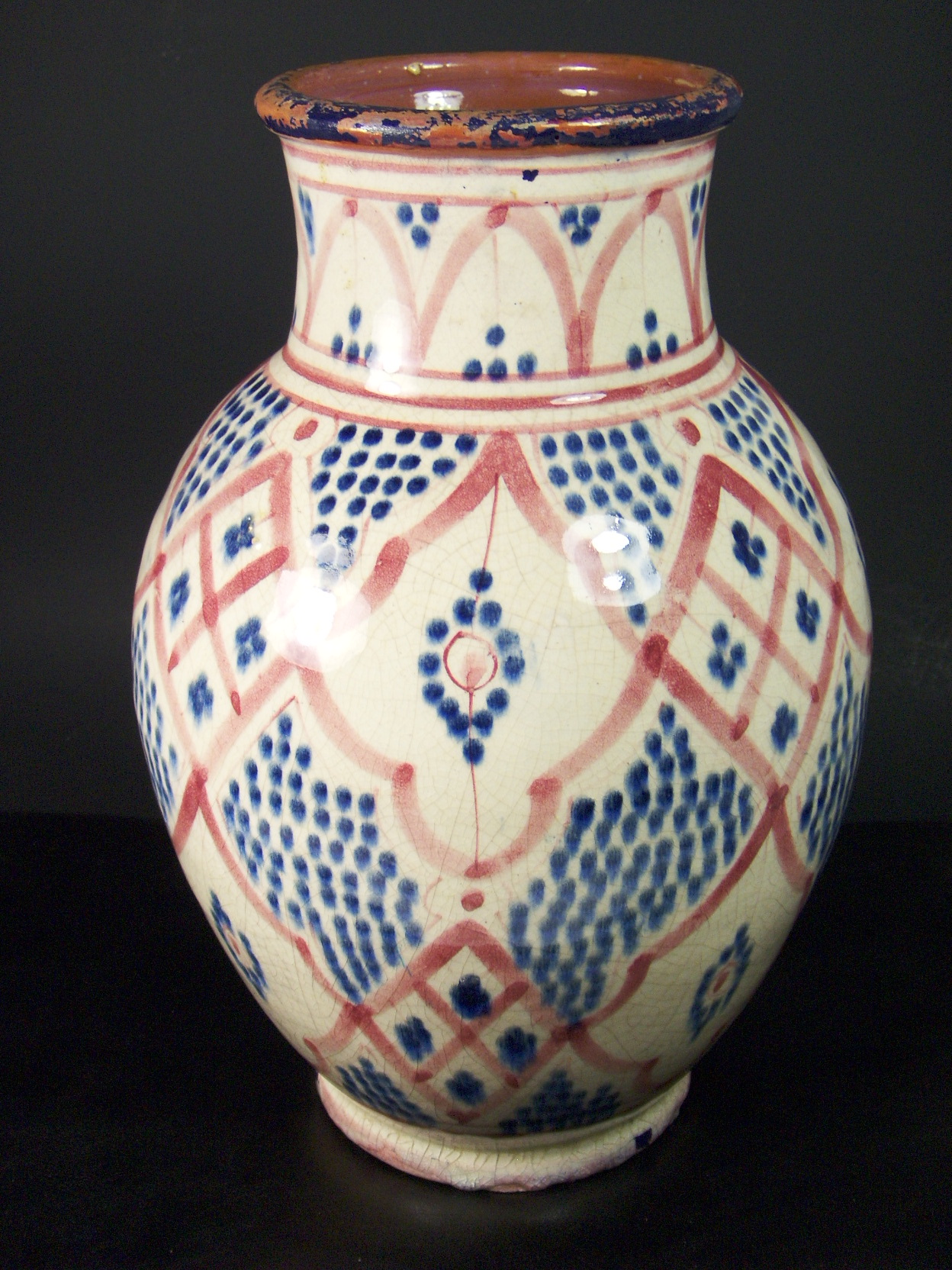Vintage Ceramic Pottery Vase | Antiques Board