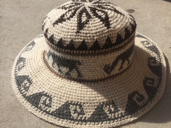 Southwestern Hand Woven Hat | Antiques Board