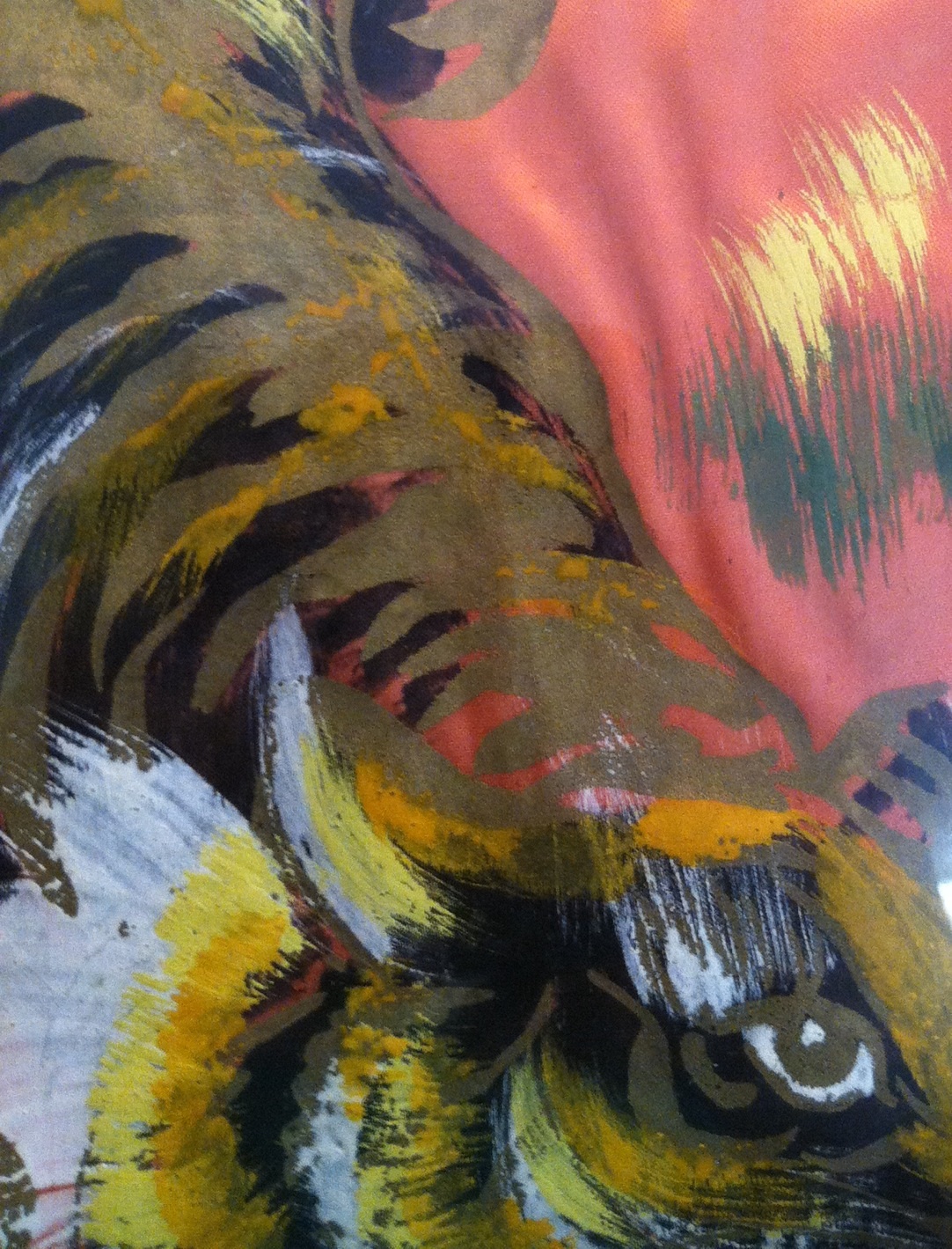 Vietnamese? tiger paintings on silk, sig Thanh? | Antiques Board