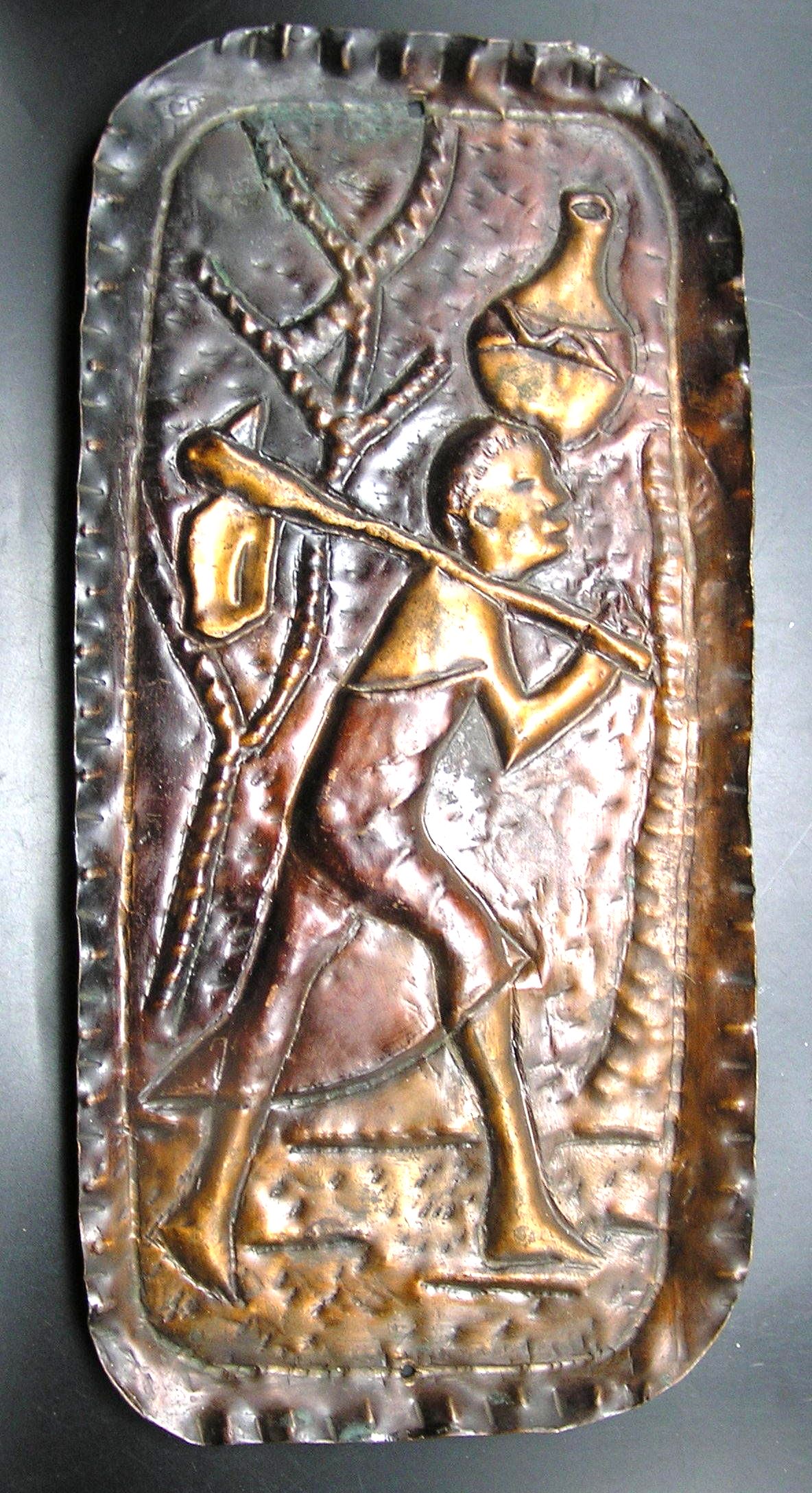 Chased Copper African? Art Any thoughts? Antiques Board