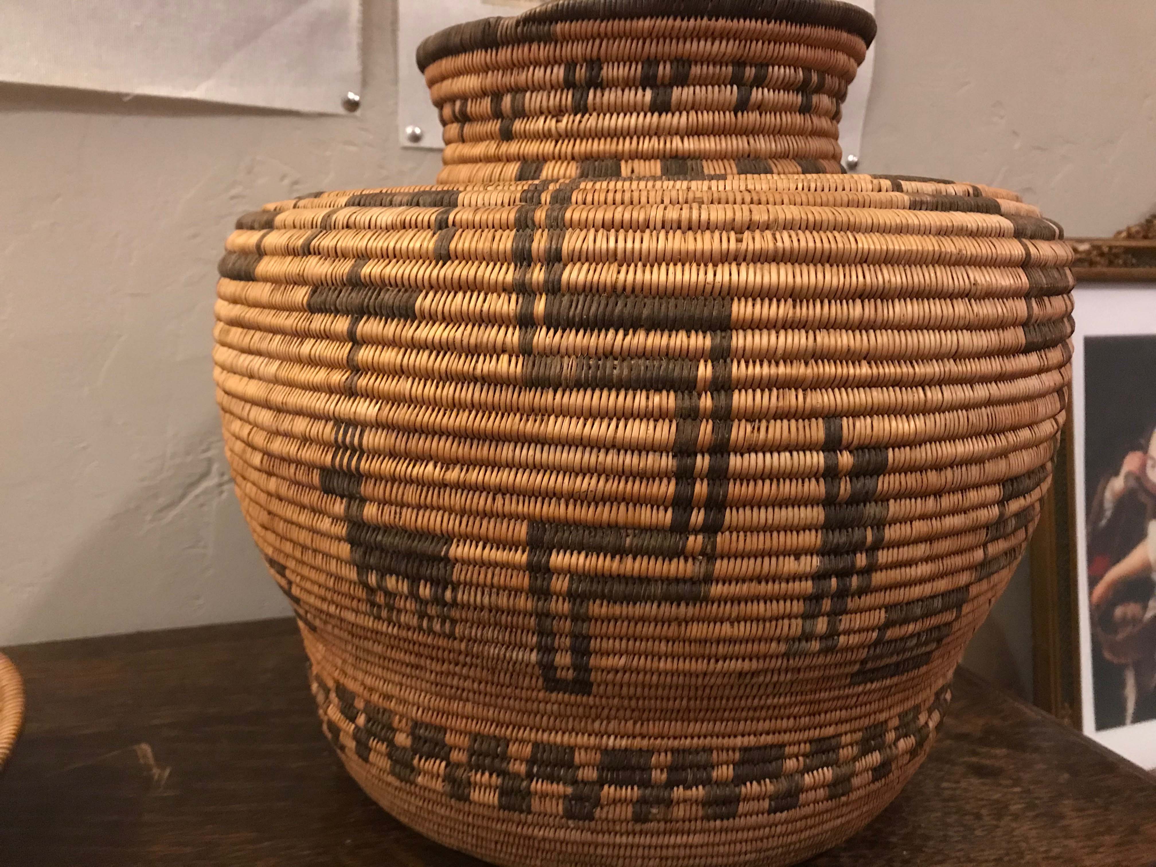 Can you please help identify? Tribal baskets Antiques Board