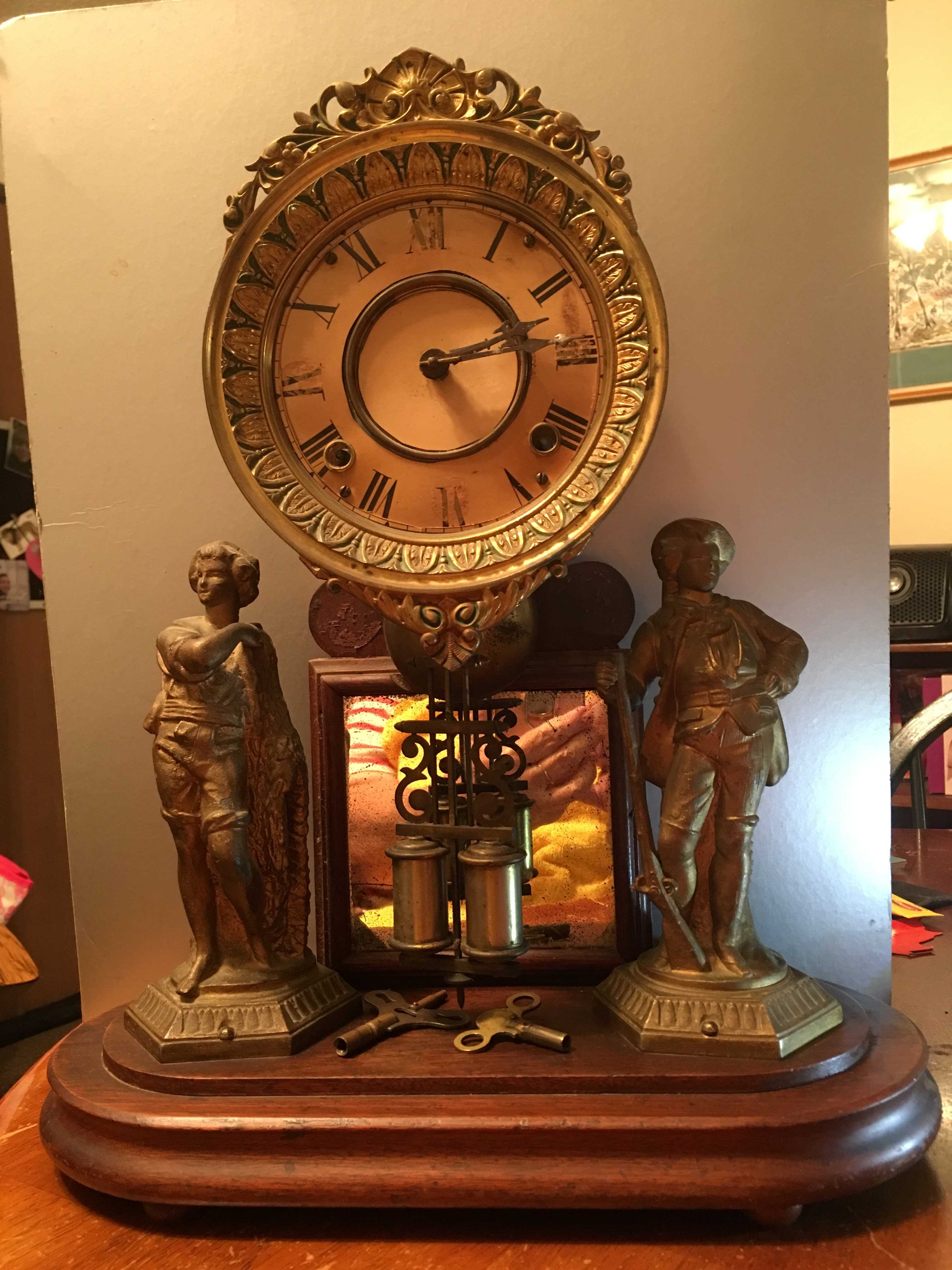 Ansonia 1880 Crystal Palace #1 Mantel Clock