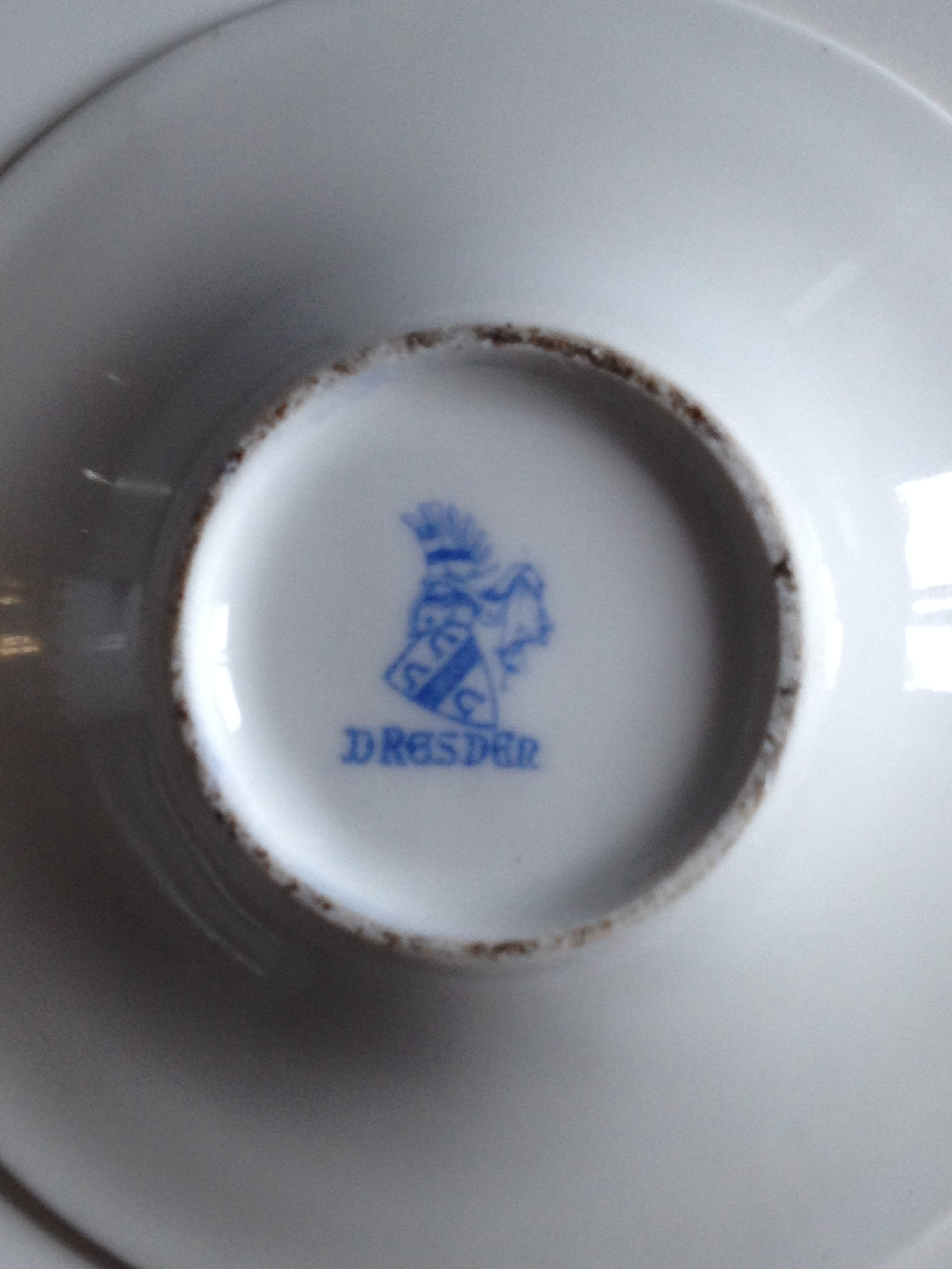 Dresden Porcelain cup and saucer? Antiques Board