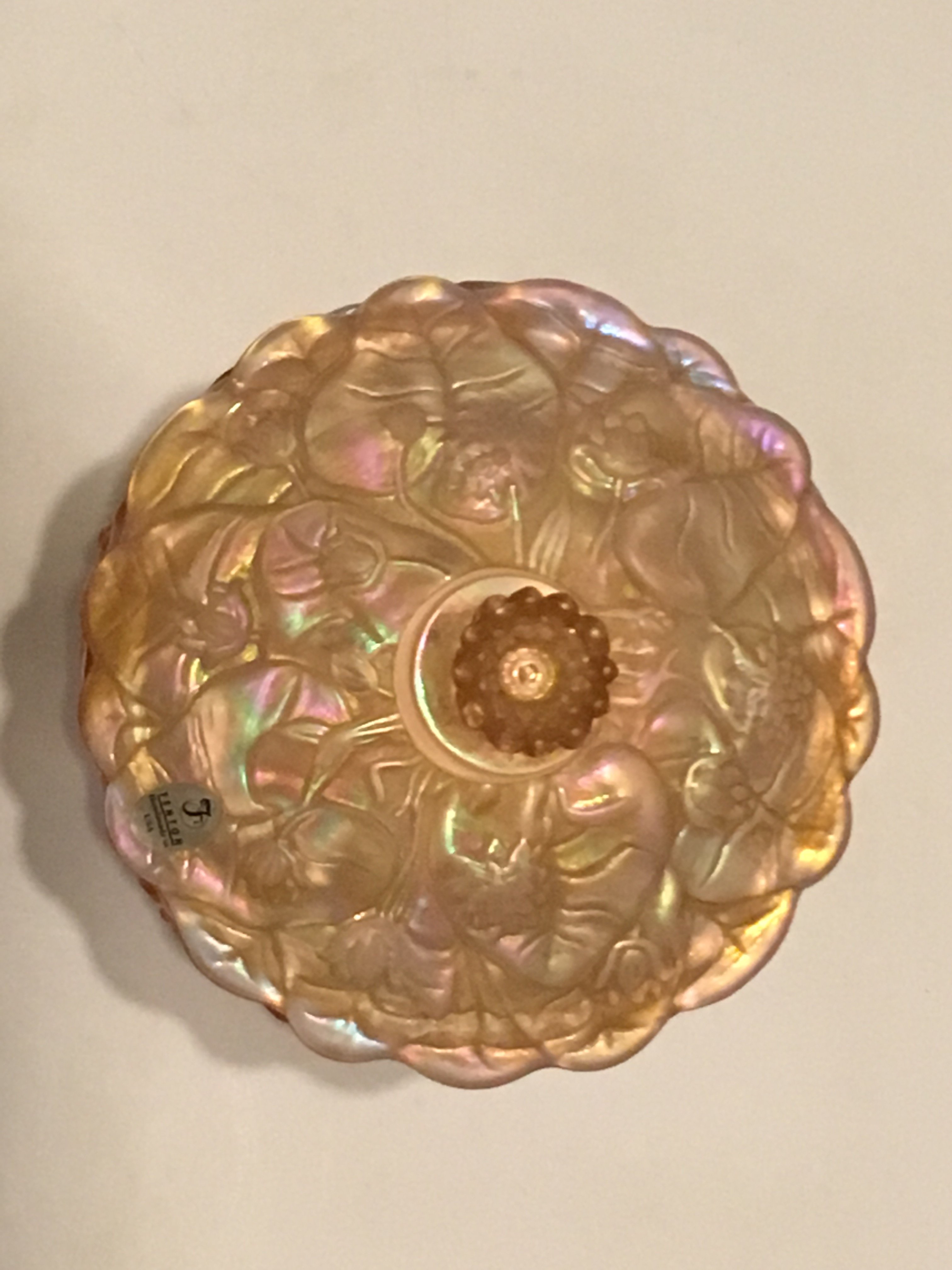 Info on Fenton piece Antiques Board