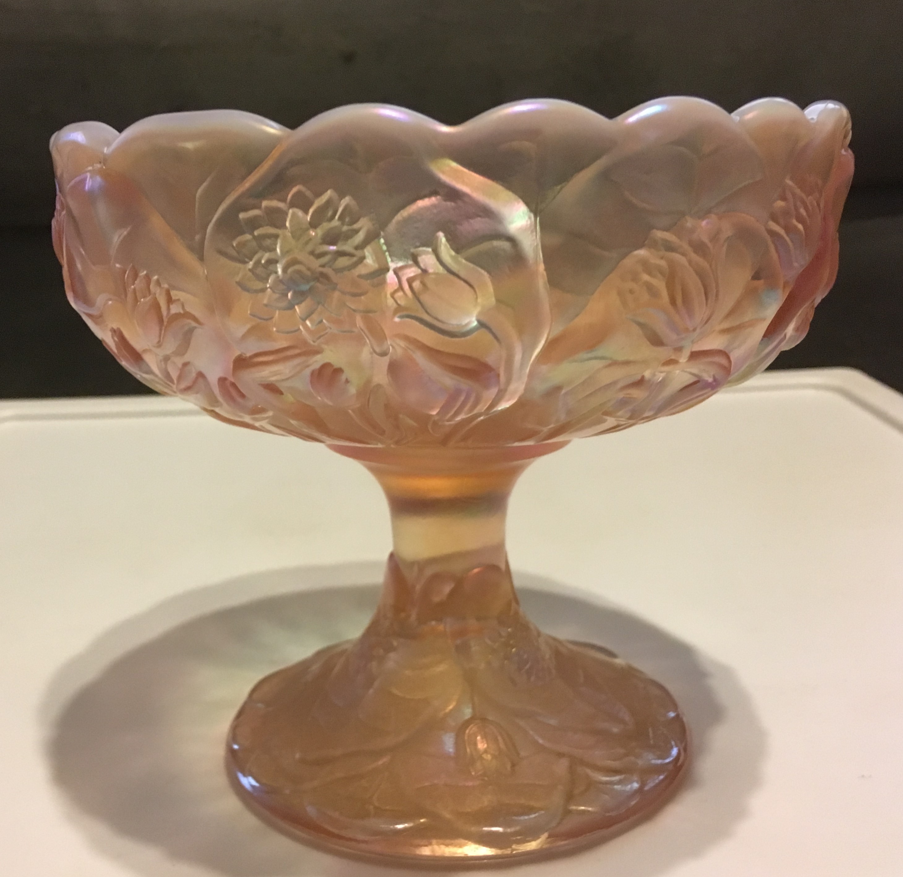Info on Fenton piece Antiques Board