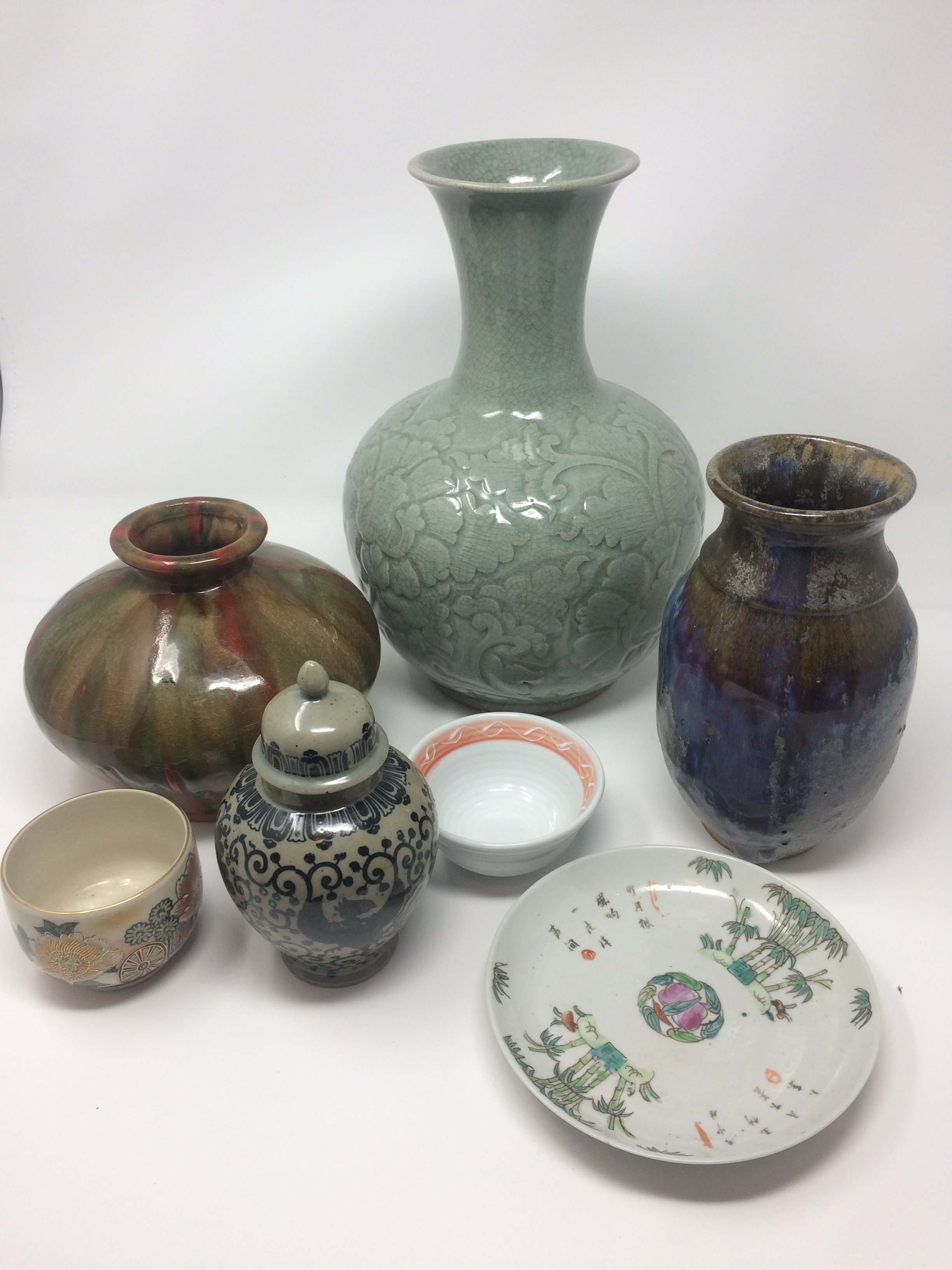 Asian lot of pottery Antiques Board