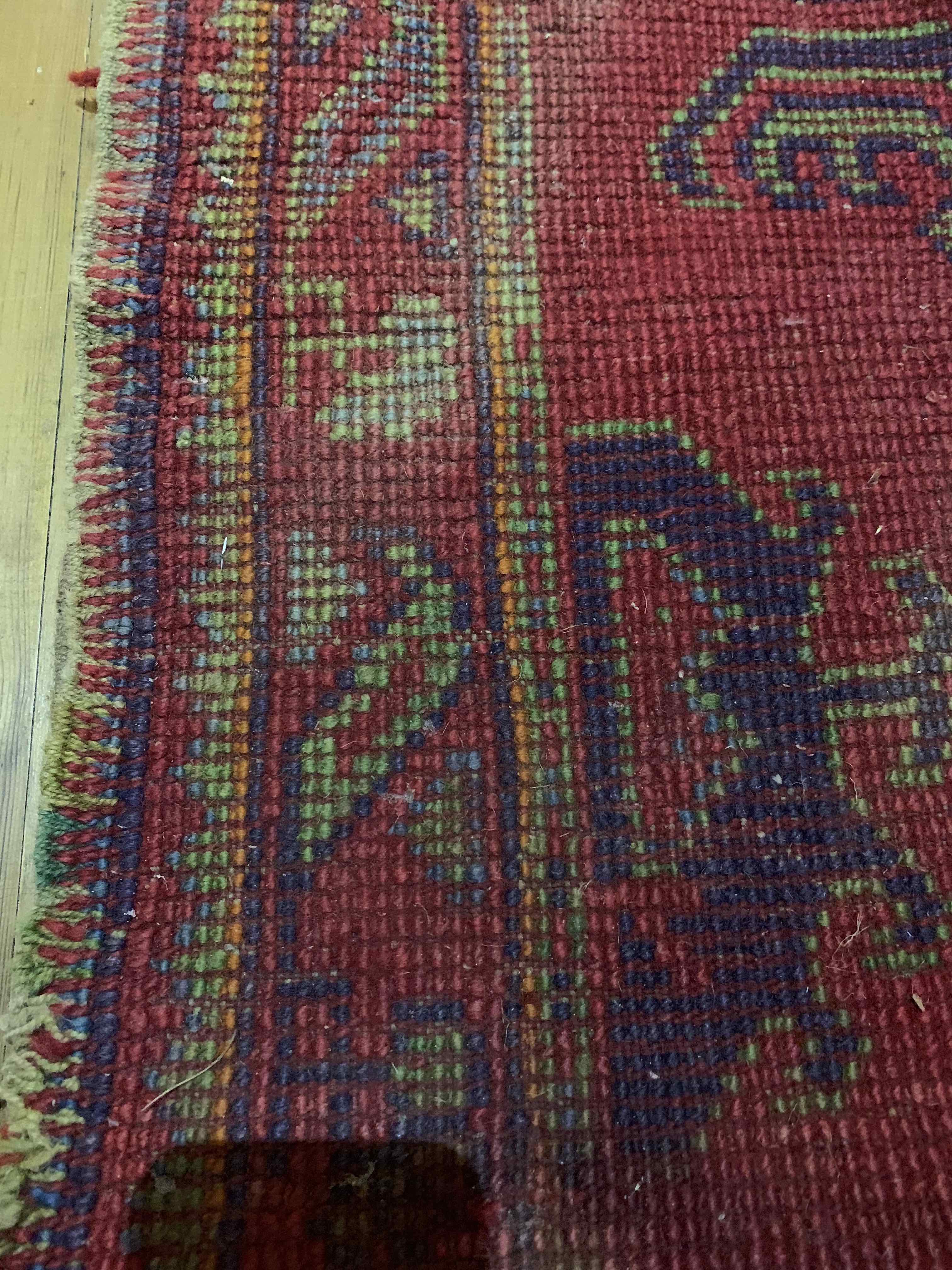 Help to identify where this rug may have come from ? Antiques Board
