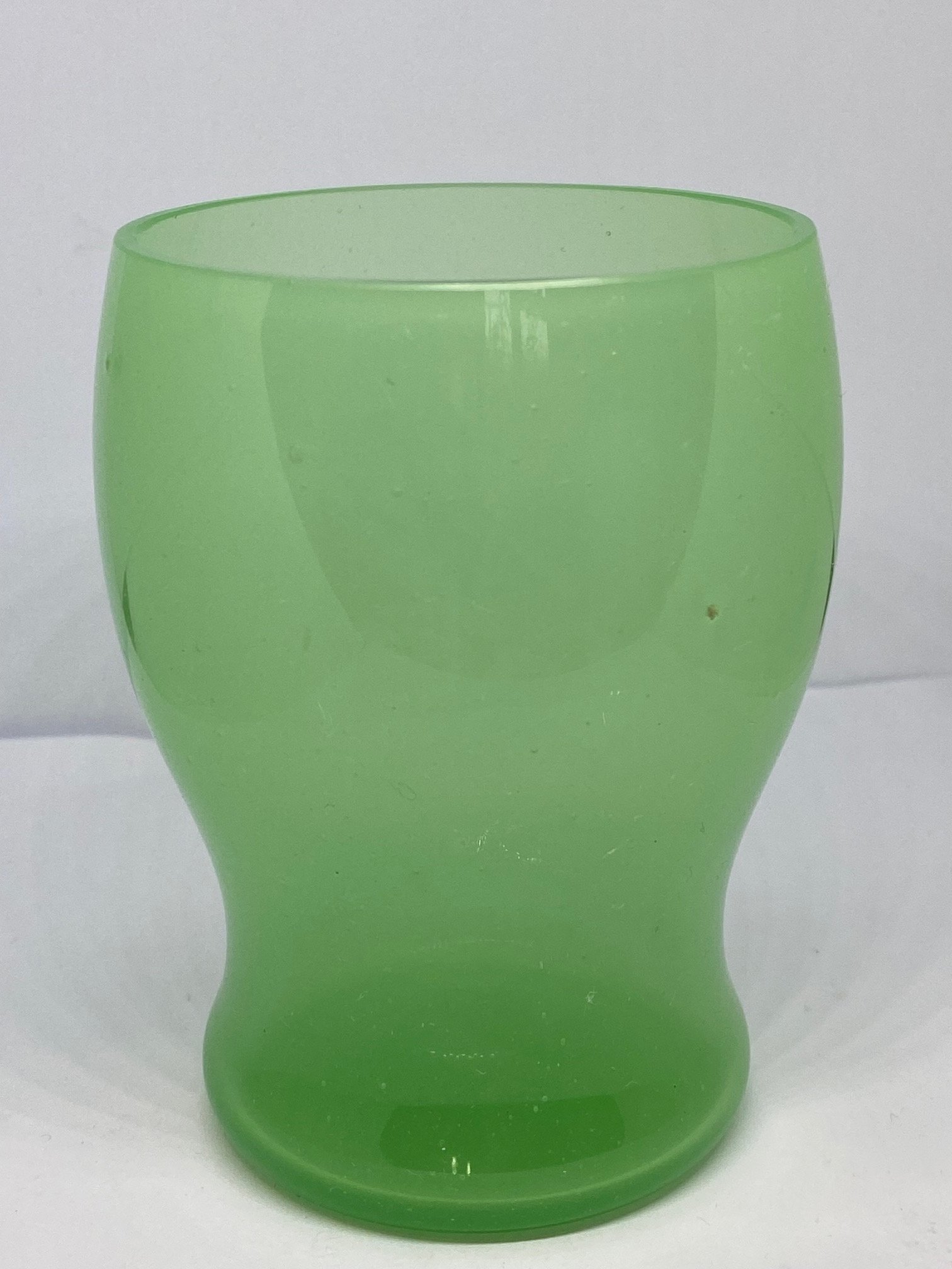Uranium Jadeite Glass Jug & Beaker Antiques Board