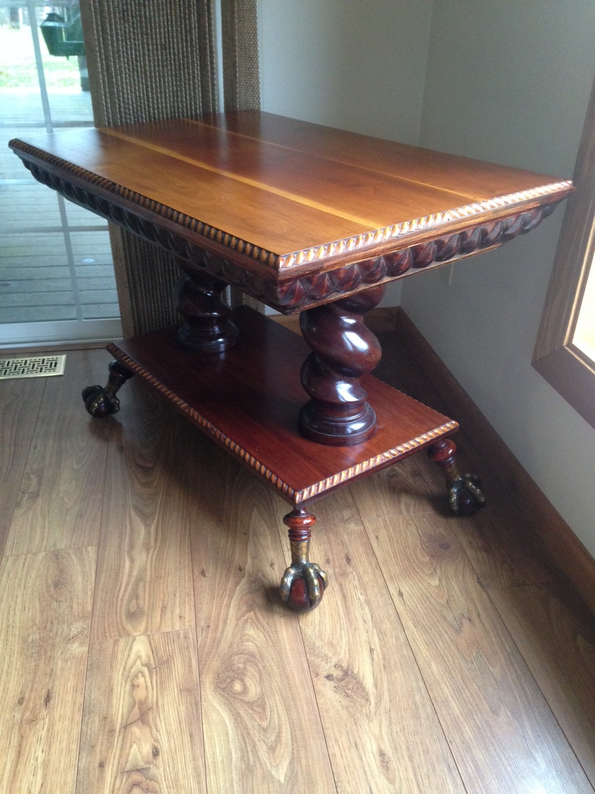 Antique Claw Foot Table Antiques Board