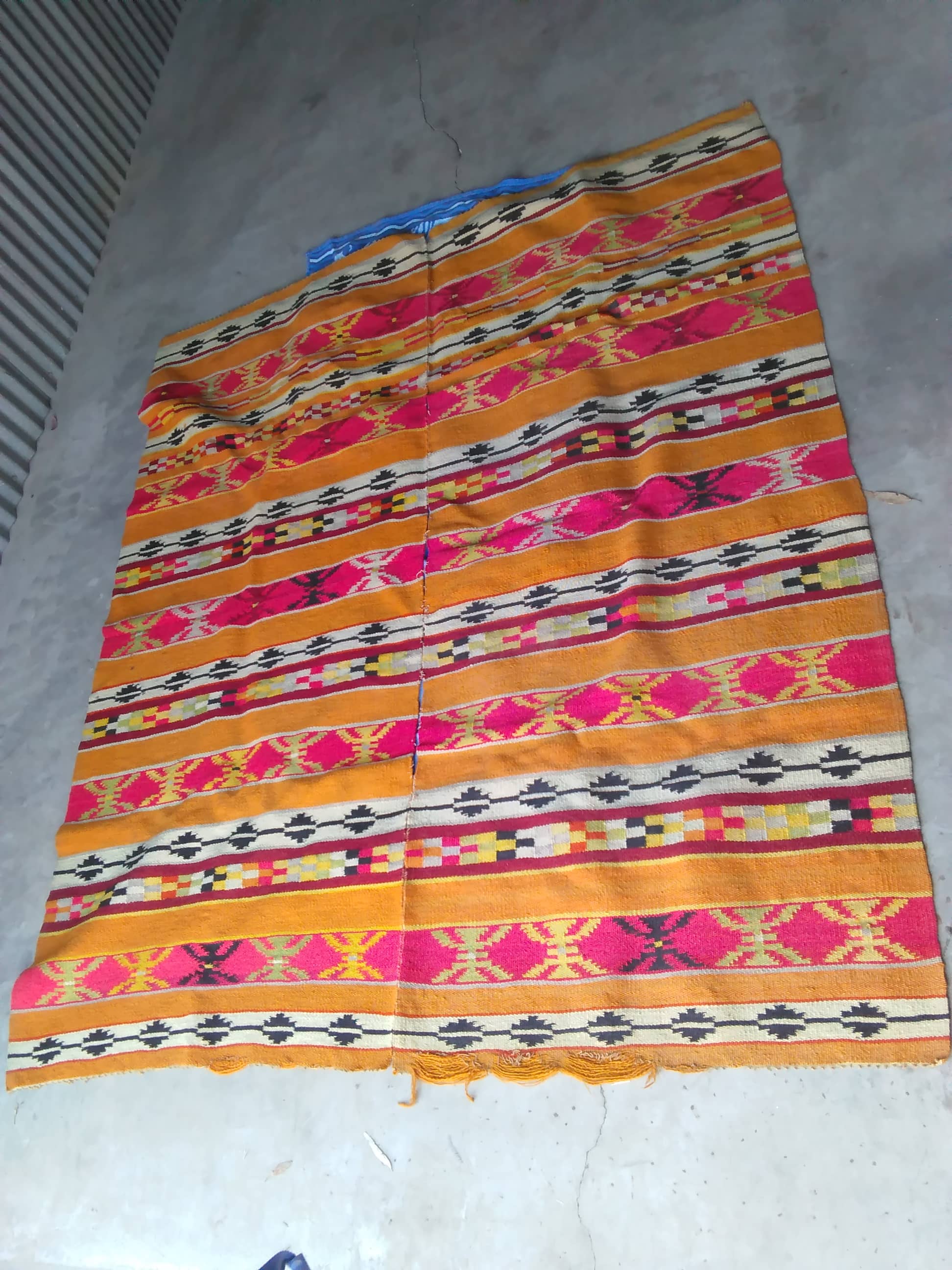 Two Native American Blankets Stitched Together? Antiques Board