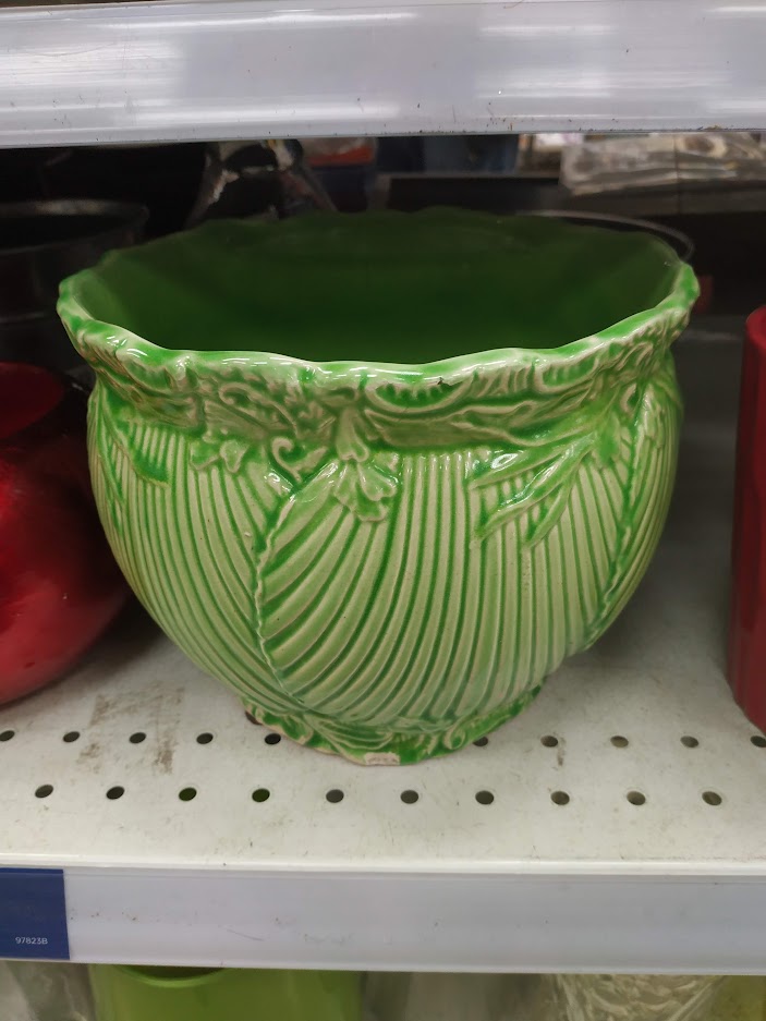 Who made this rare antique jardiniere? Is it mccoy? | Antiques Board