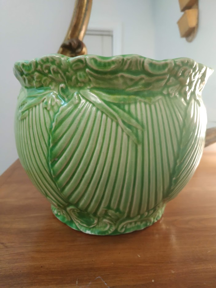 Who made this rare antique jardiniere? Is it mccoy? | Antiques Board