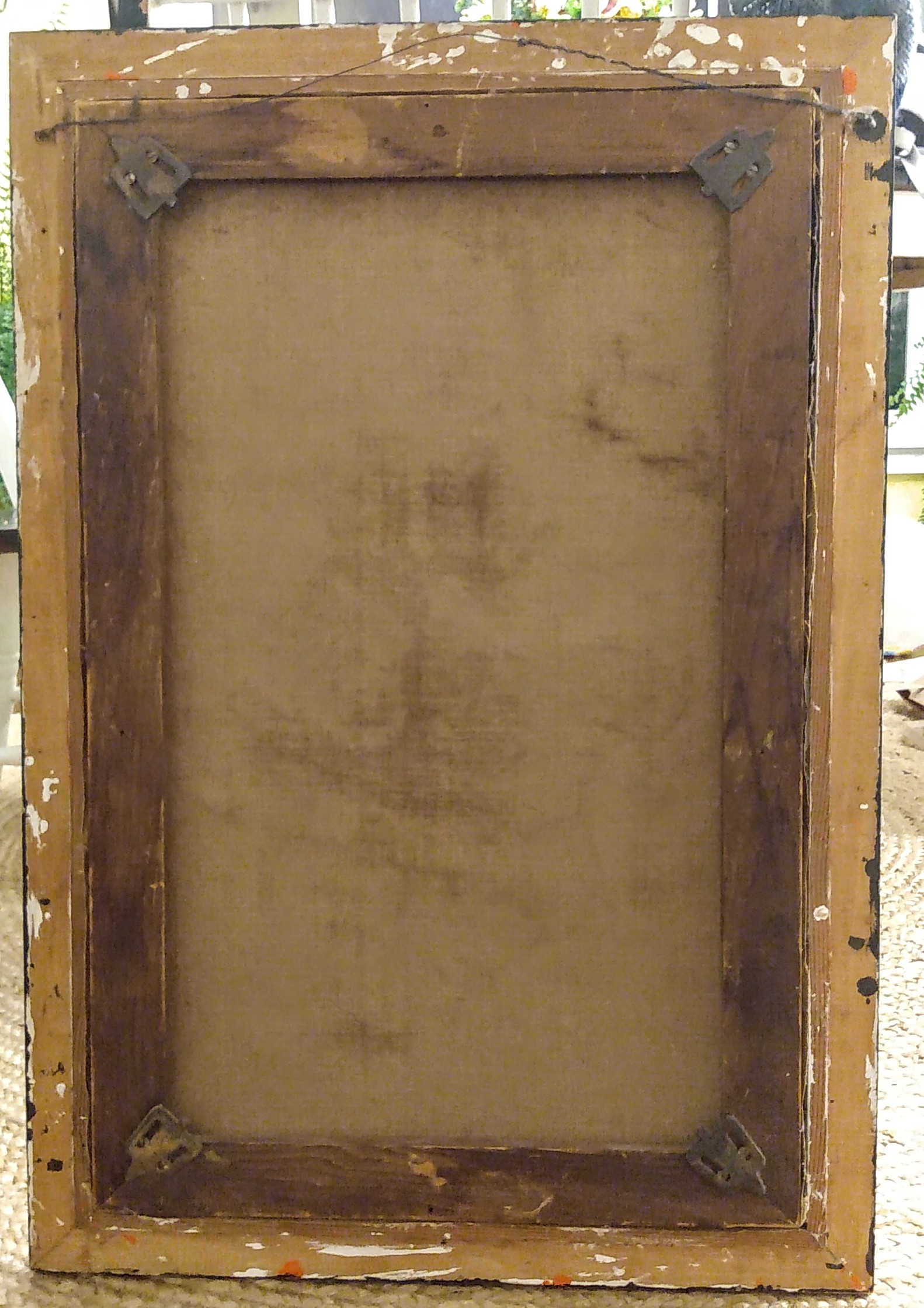 What company does A.D.S. stand for on antique canvases? Antiques Board