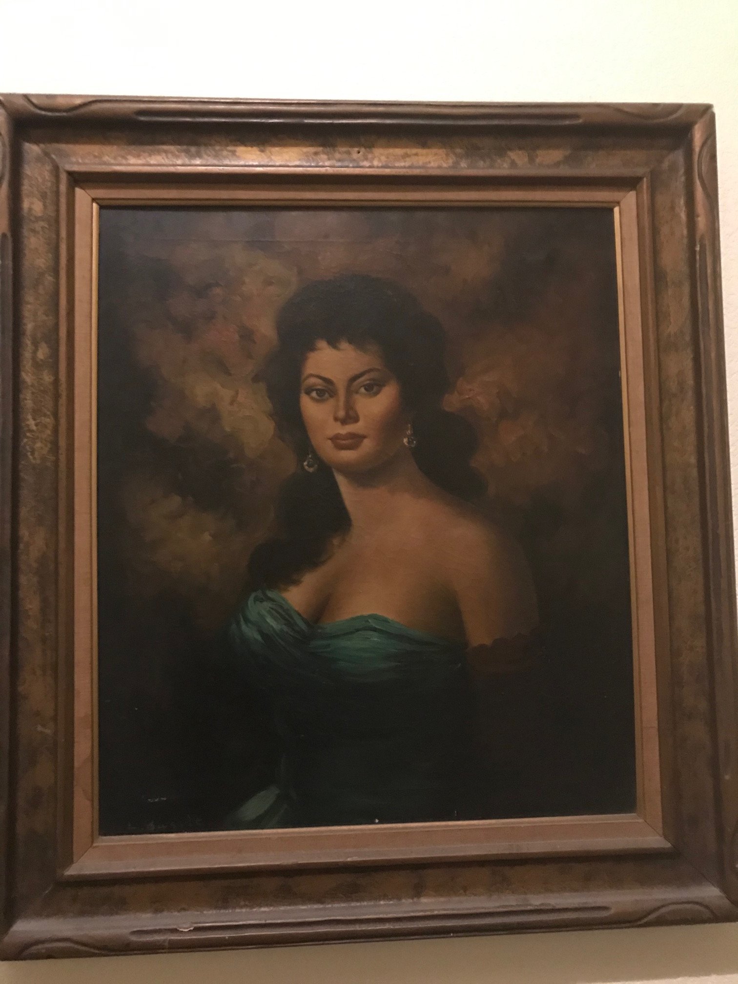 THRIFT STORE PAINTING IS THIS L BASILE, LEON JEAN BASILE?! Antiques