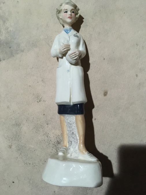 Pharmacist Figurine Antiques Board