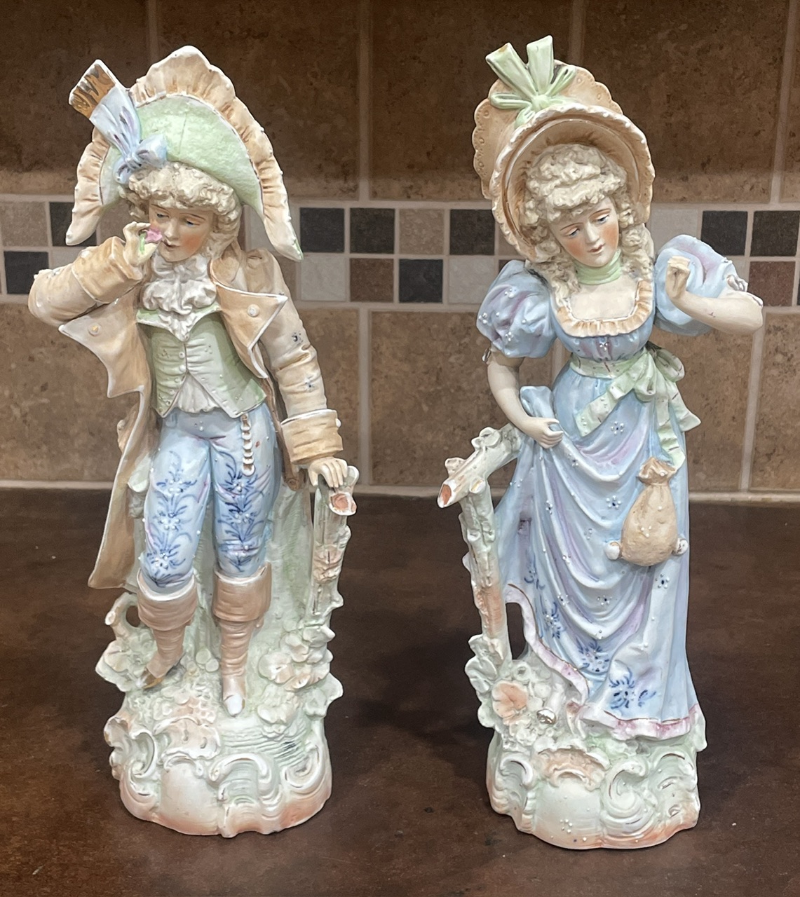 Antique German Bisque figurines… Kpm? Prussia? Antiques Board