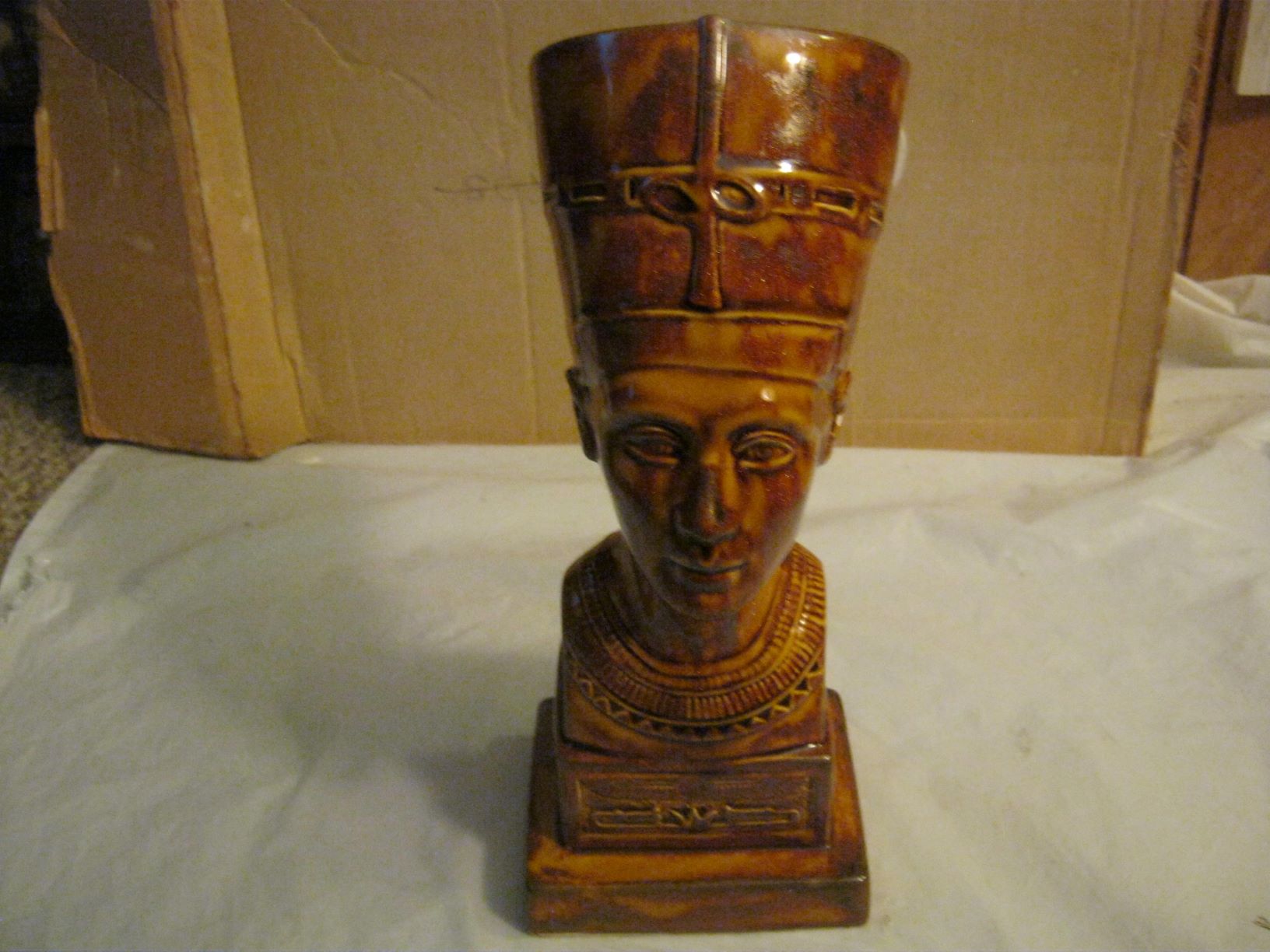 Egyptian bust Antiques Board