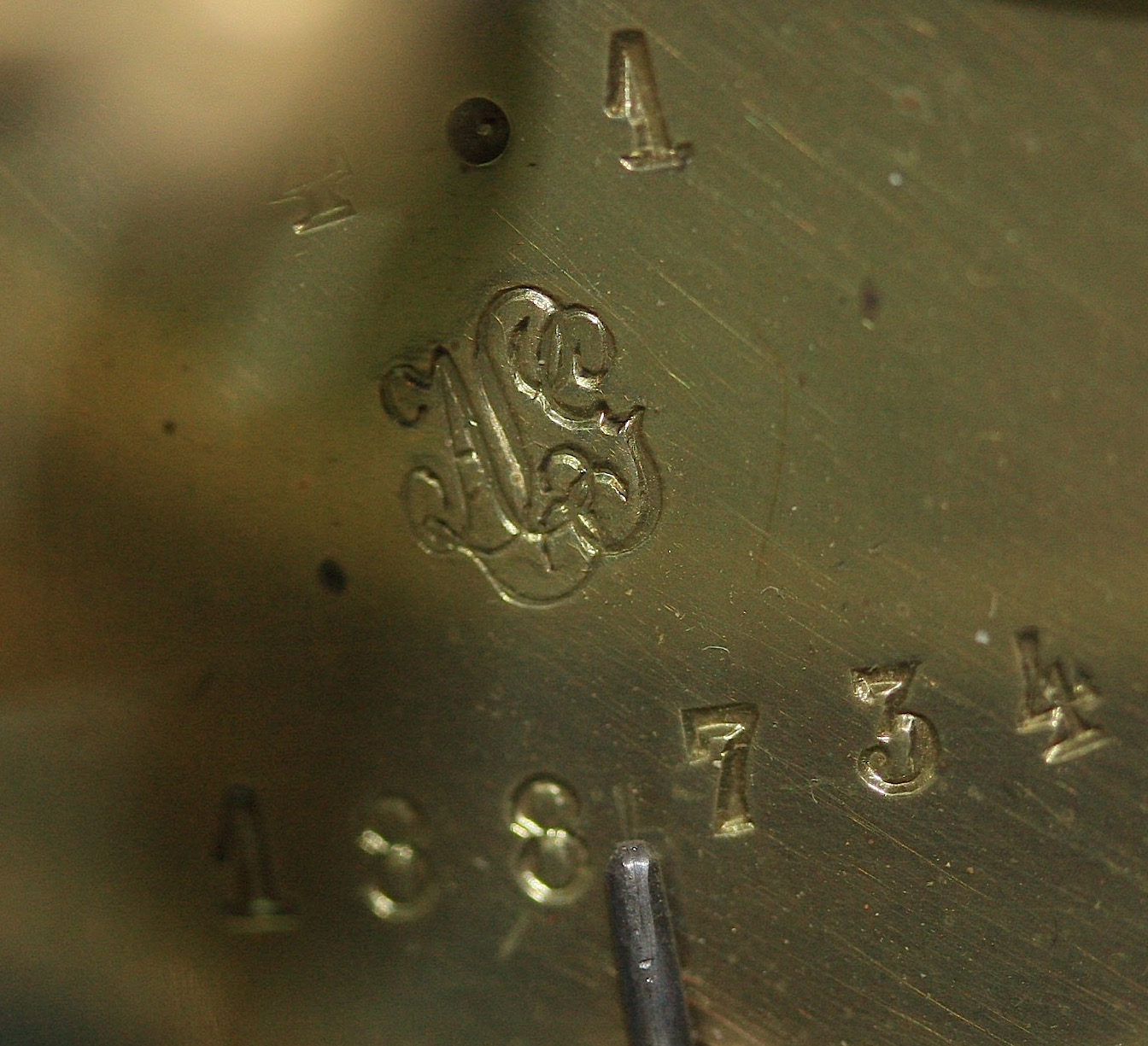 identify mark, pendulum clock Antiques Board