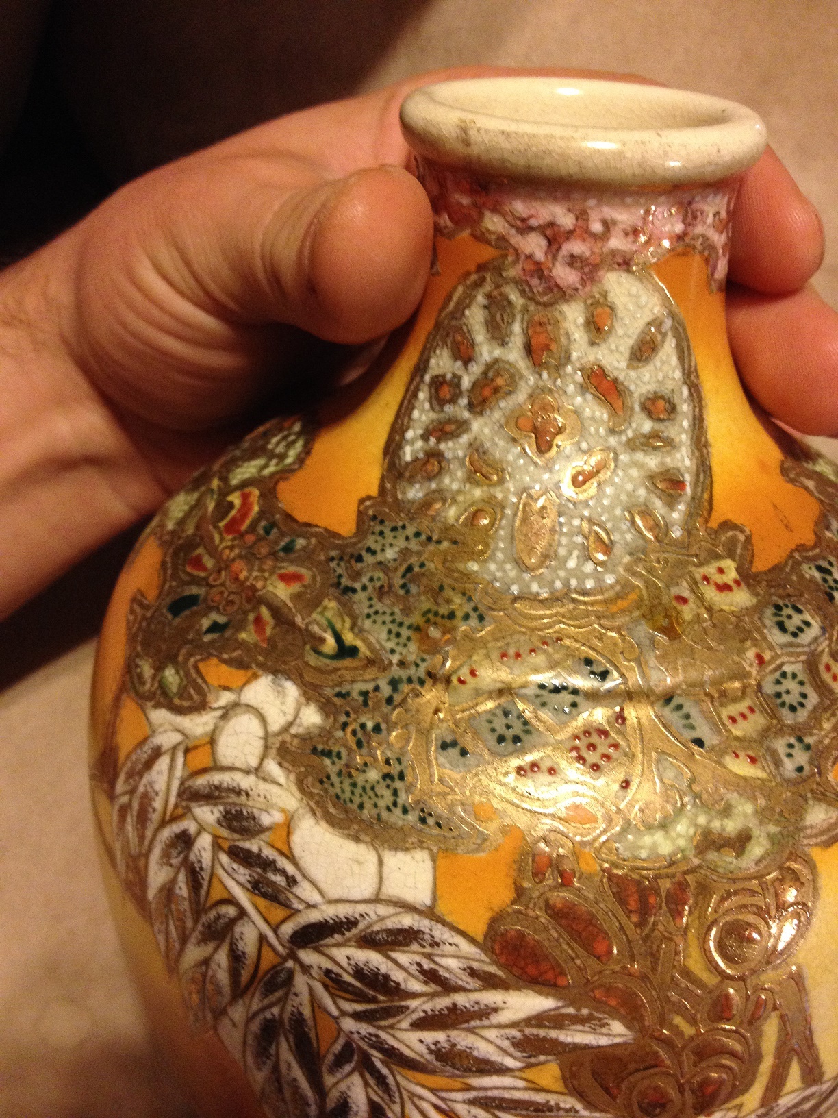 Japanese Satsuma Signature 1893 Exhibition Piece? Antiques Board