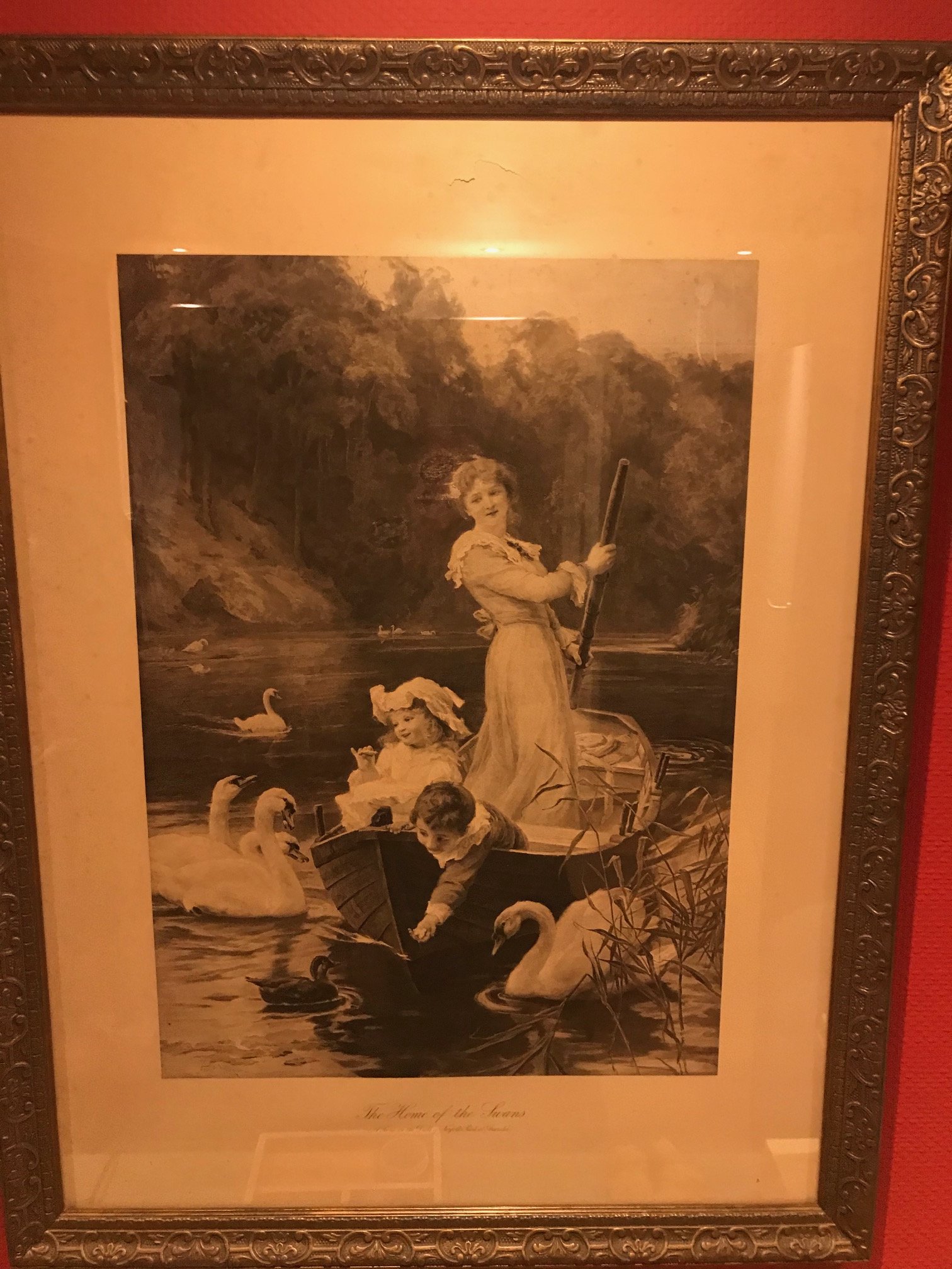 The Home of the Swans, by Frederick Antiques Board