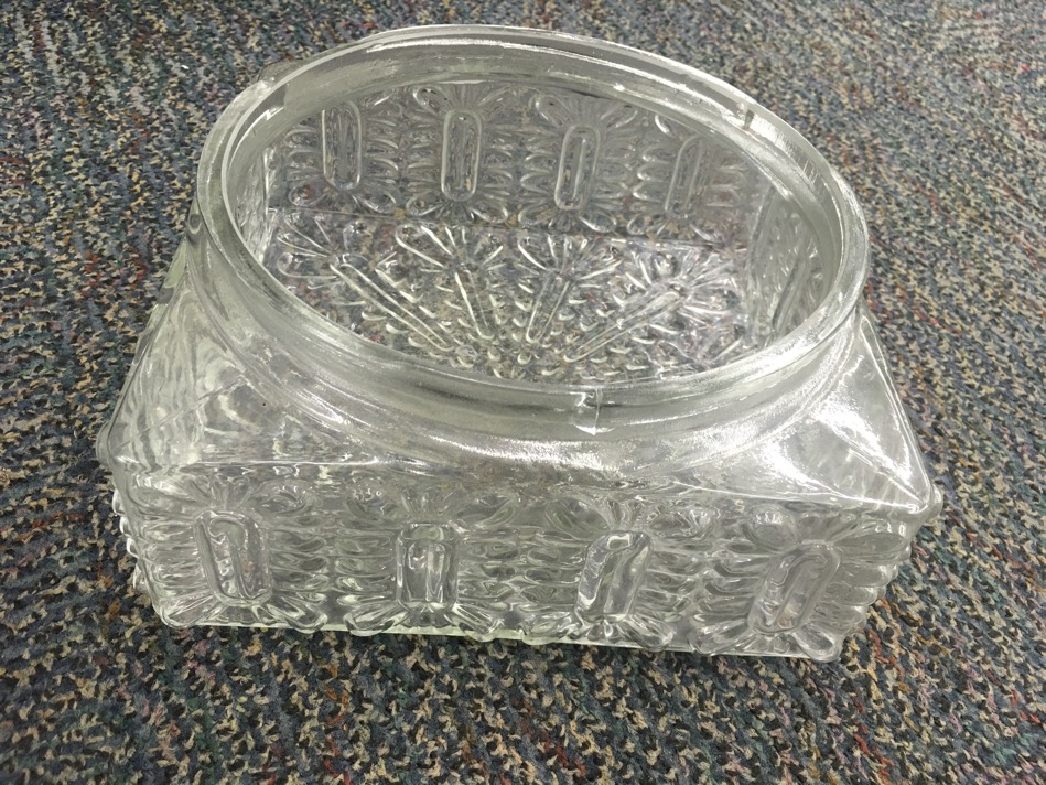 Square Glass Jar | Antiques Board