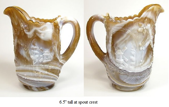 Imperial carmel slag pitcher.jpg