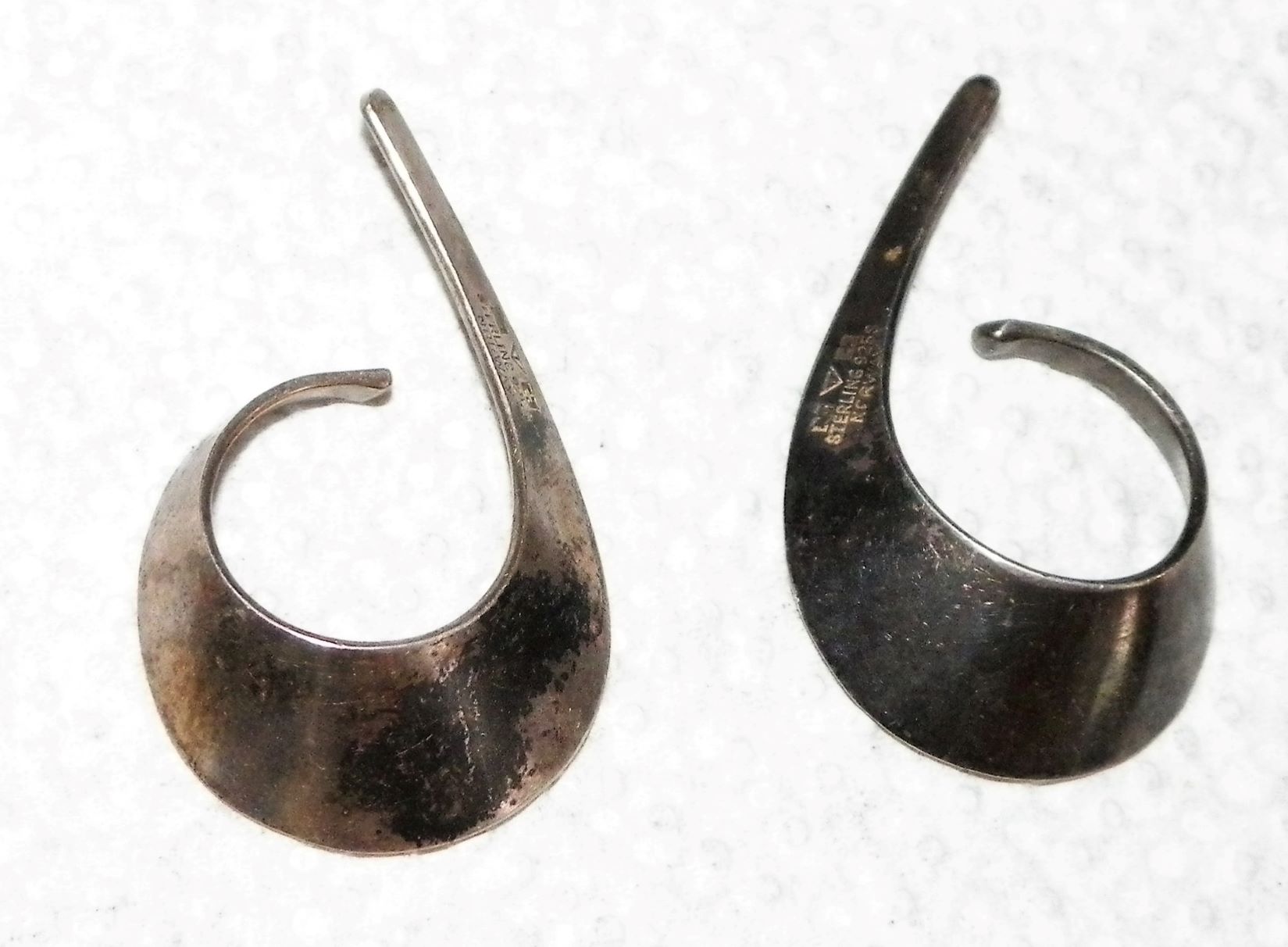 JEWELRY EARRINGS NORWAY STERLING 1AA.JPG