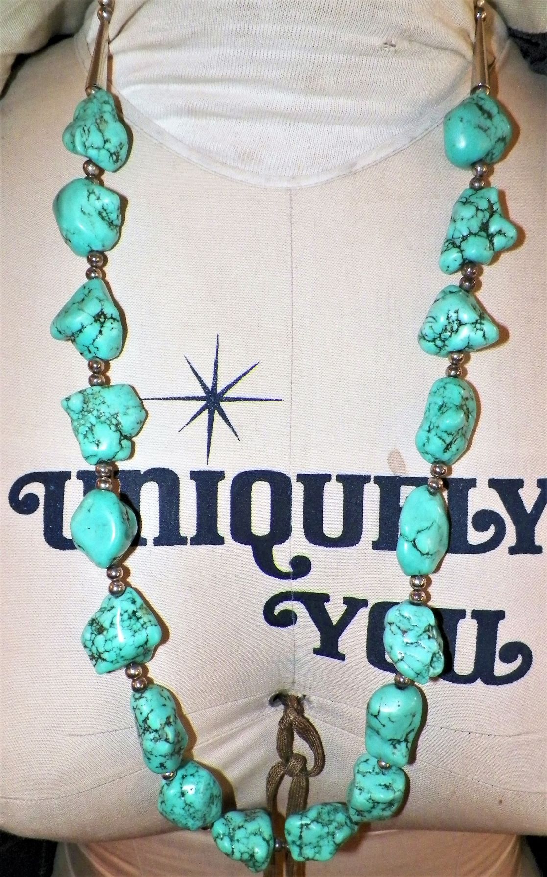 JEWELRY NECKLACE TURQUOISE CHUNKY 1AA.JPG