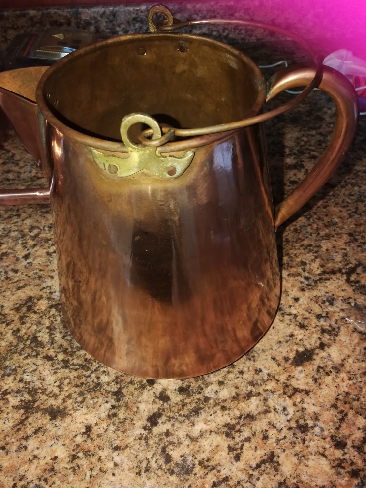 Copper Jug any one know the age. Antiques Board
