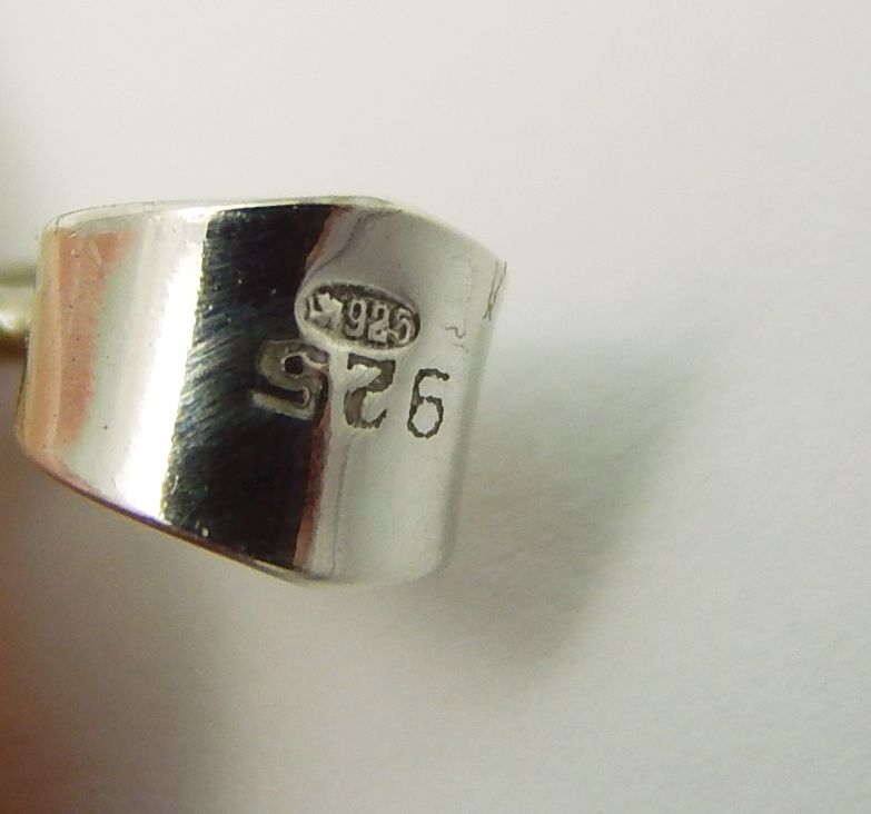 Maker's mark on sterling modernist pendant | Antiques Board
