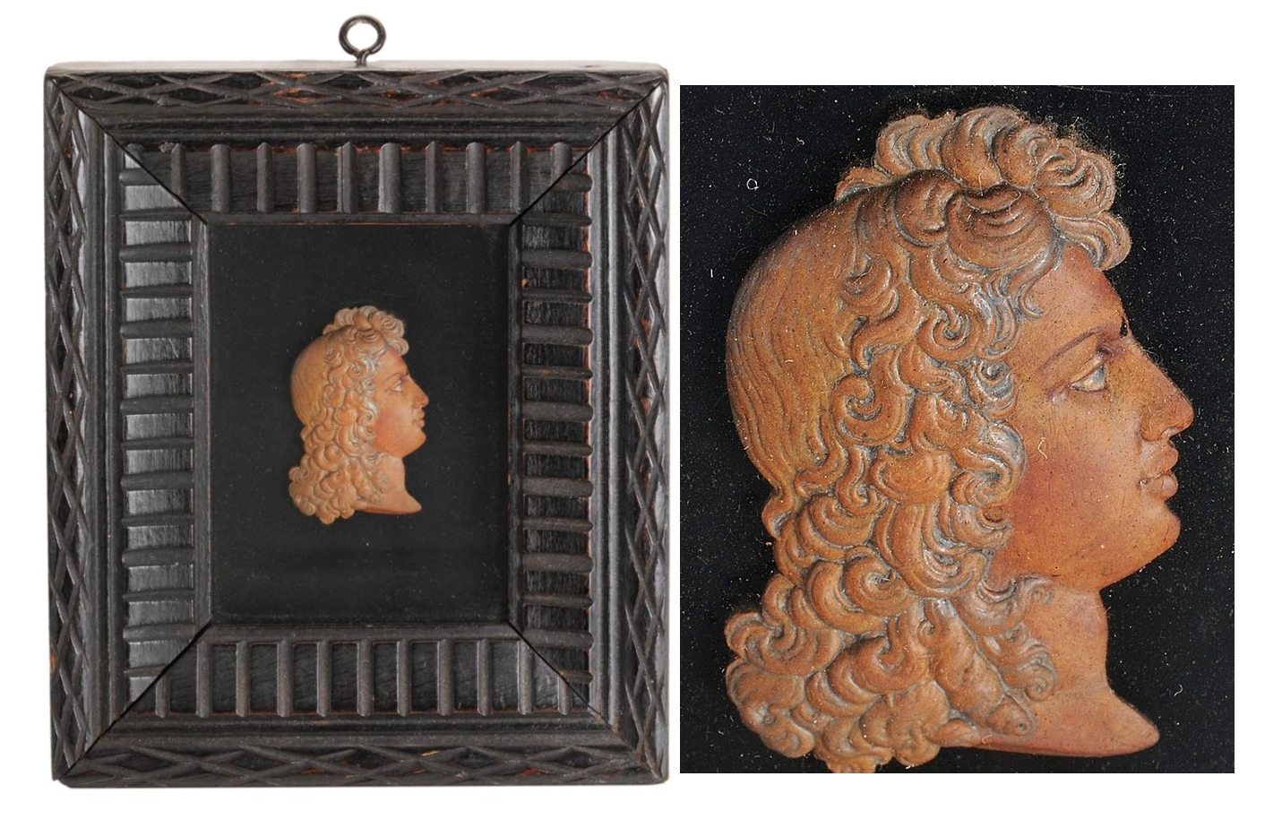 Wax Portrait of Lord William Campbell(?) after Anne Seymour Damer