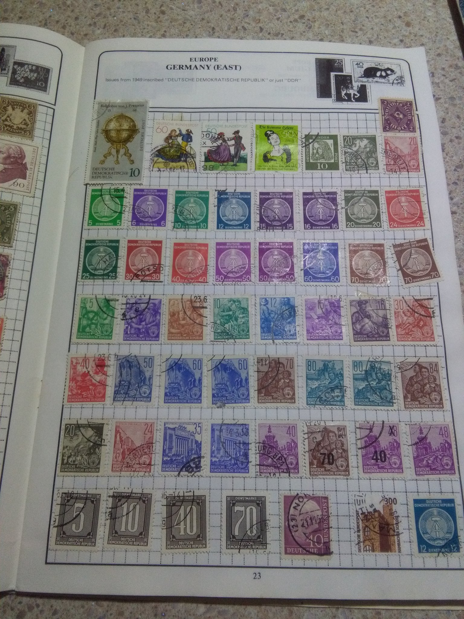 Two large stamp collections Antiques Board