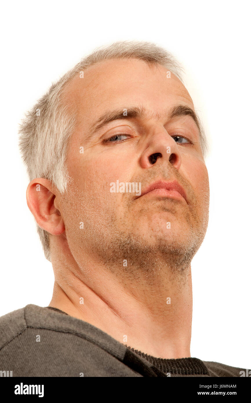 man-looks-with-arrogant-face-down-J6MNAM.jpg