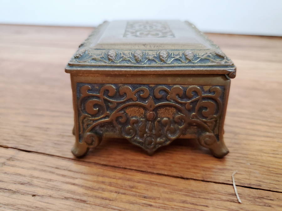 Brass Matchbox With Striker Antiques Board