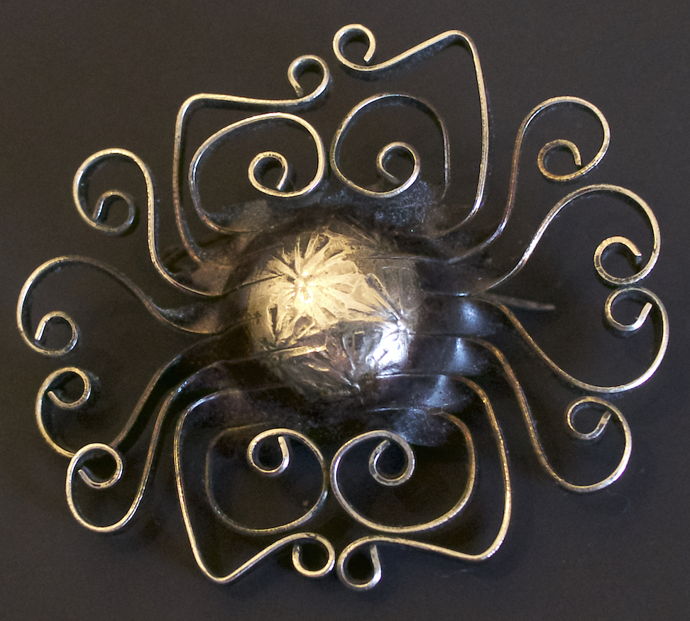 Metal brooch silver? To clean or not to clean? Antiques Board
