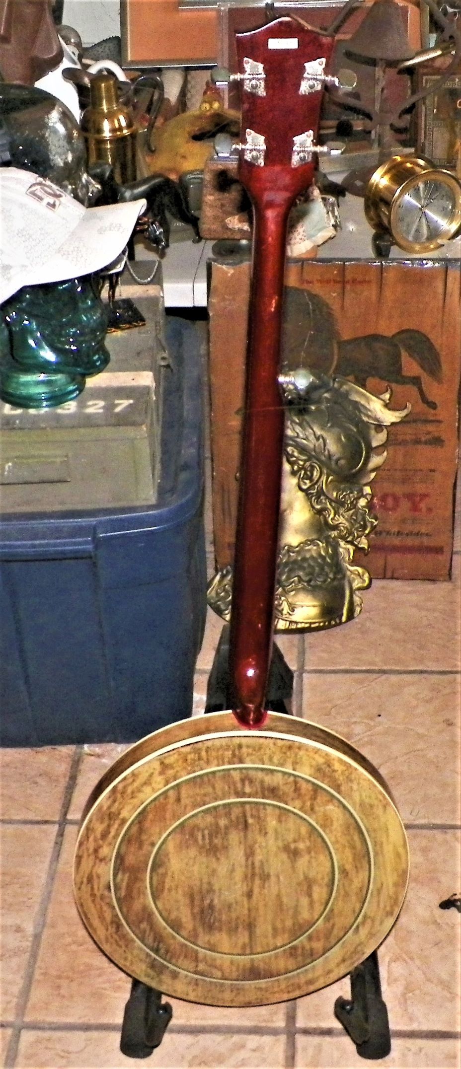 MUSIC BANJO HARMONY STEEL BANJO 7AA BACK RESONATORZZ.JPG