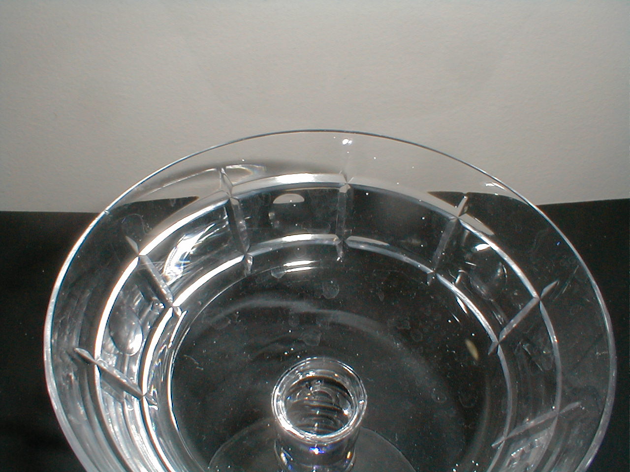 mystery glass sherbet stacked ball stem - december 3 2018 003.JPG